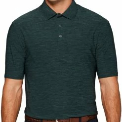 Callaway Tour Authentic Heather Striped Polo -Shoes Sales Shop callaway tour authentic heather striped polo pine heather 01 07137.1632414155