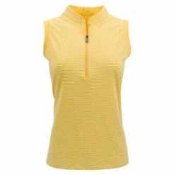 Nancy Lopez Flex Sleeveless Polo - Plus Size -Shoes Sales Shop daffodil 32106.1633454092