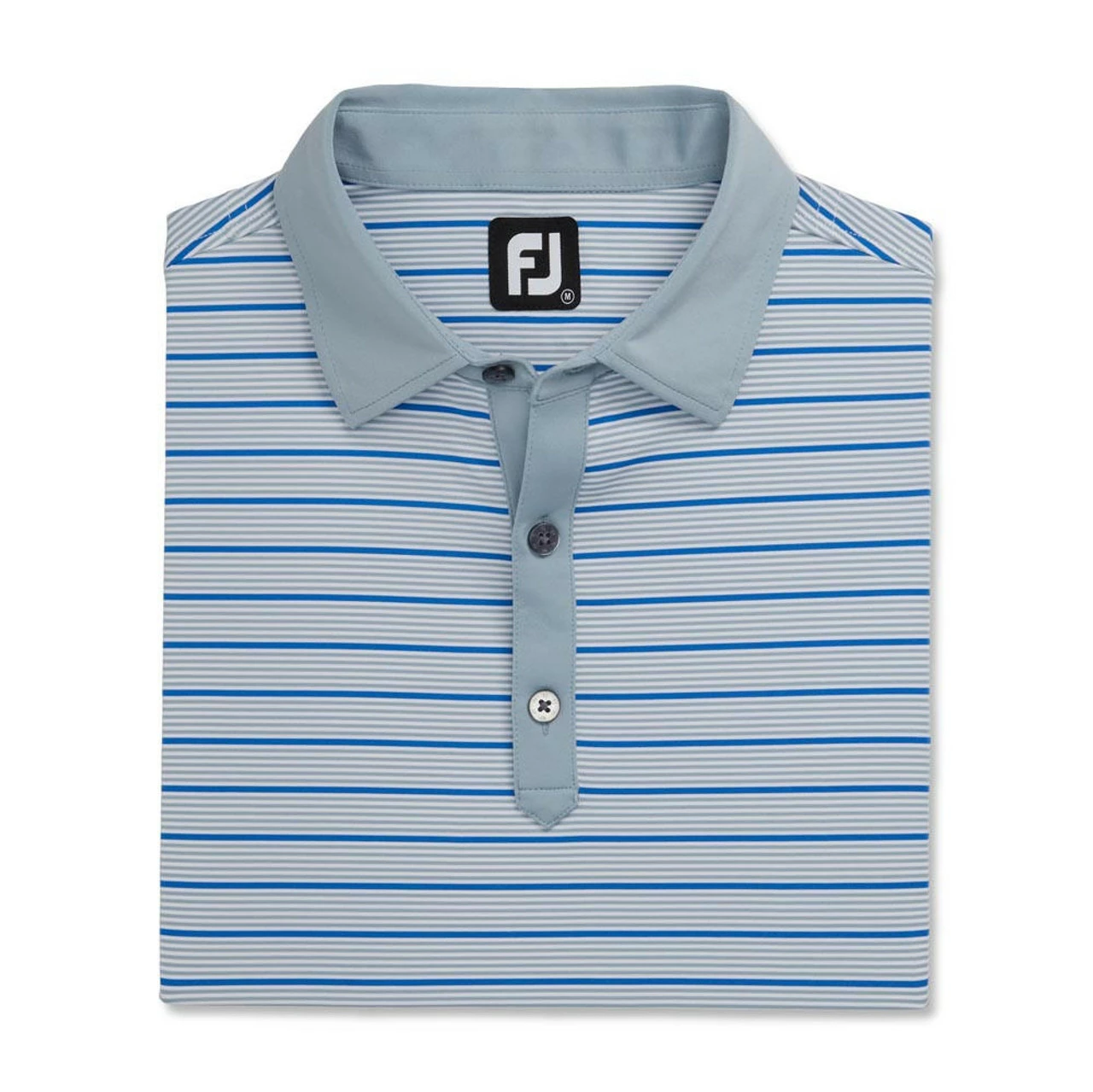 FootJoy Accented Stripe Lisle Self Collar Polo 6 FootJoy Accented Stripe Lisle Self Collar Polo - Image 4