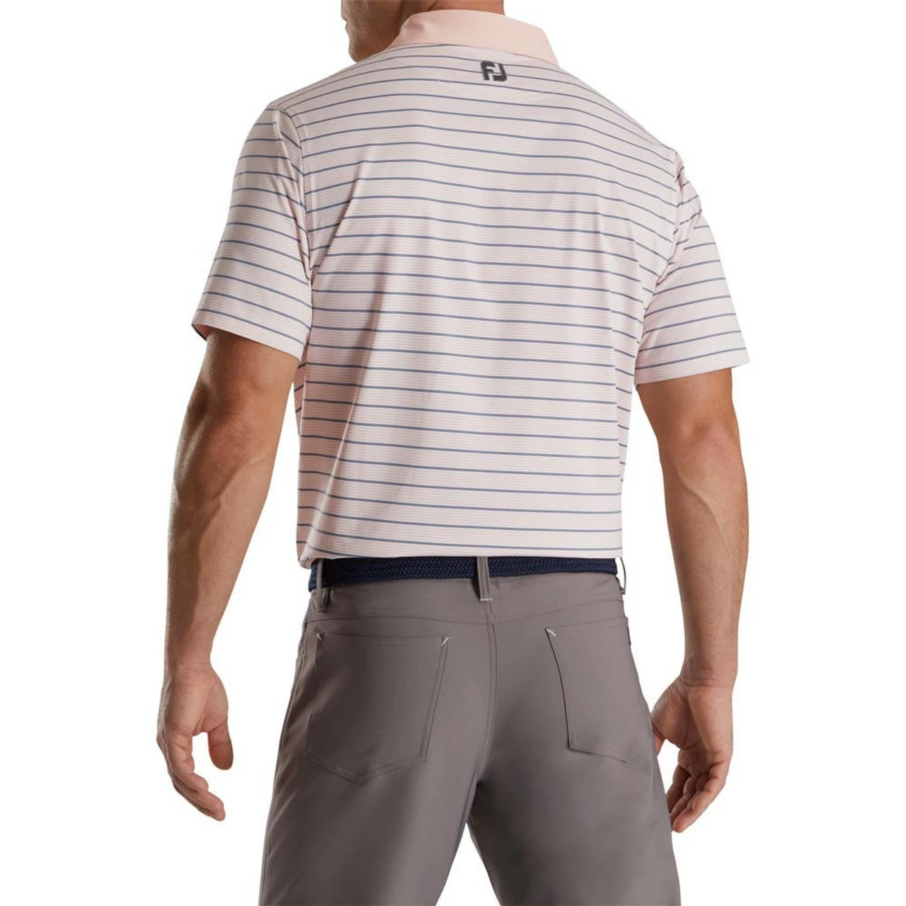 FootJoy Accented Stripe Lisle Self Collar Polo 12 FootJoy Accented Stripe Lisle Self Collar Polo - Image 10
