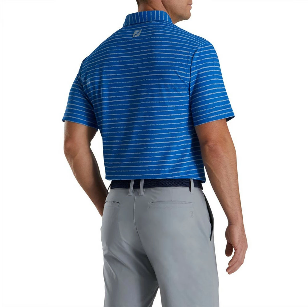 FootJoy Chalk Line Print Stretch Pique Self Collar Polo 12 FootJoy Chalk Line Print Stretch Pique Self Collar Polo - Image 10