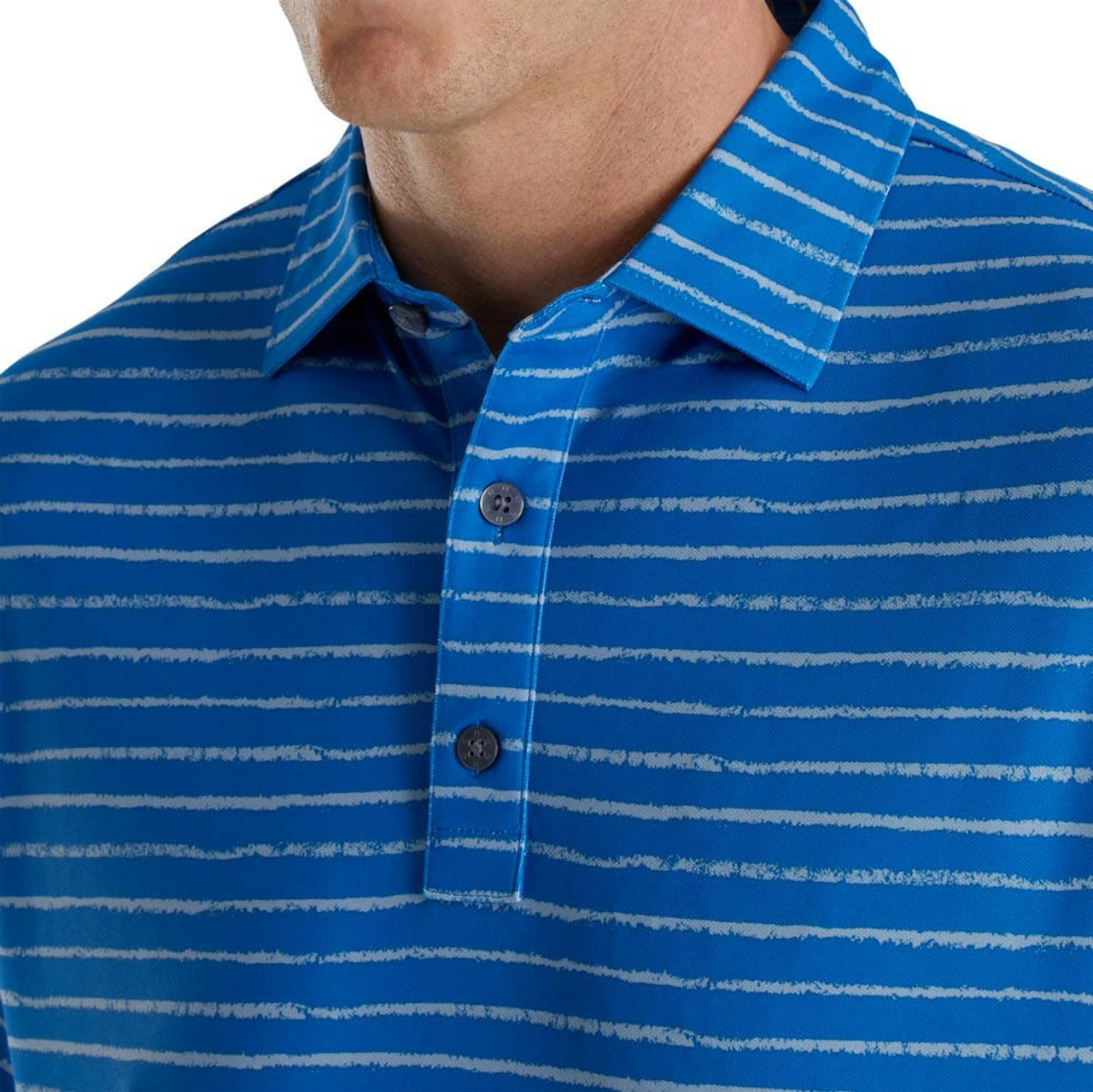 FootJoy Chalk Line Print Stretch Pique Self Collar Polo 13 FootJoy Chalk Line Print Stretch Pique Self Collar Polo - Image 11