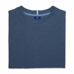 FootJoy Crewneck Pullover 13 FootJoy Crewneck Pullover -Shoes Sales Shop footjoy crewneck pullover bluestone 04 62894.1673905434