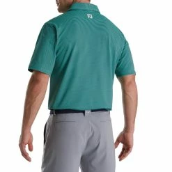 FootJoy Feeder Stripe Mix Stretch Pique Self Collar Polo 15 FootJoy Feeder Stripe Mix Stretch Pique Self Collar Polo -Shoes Sales Shop footjoy feeder stripe mix stretch pique self collar polo navy sea green 02 93801.1673903805