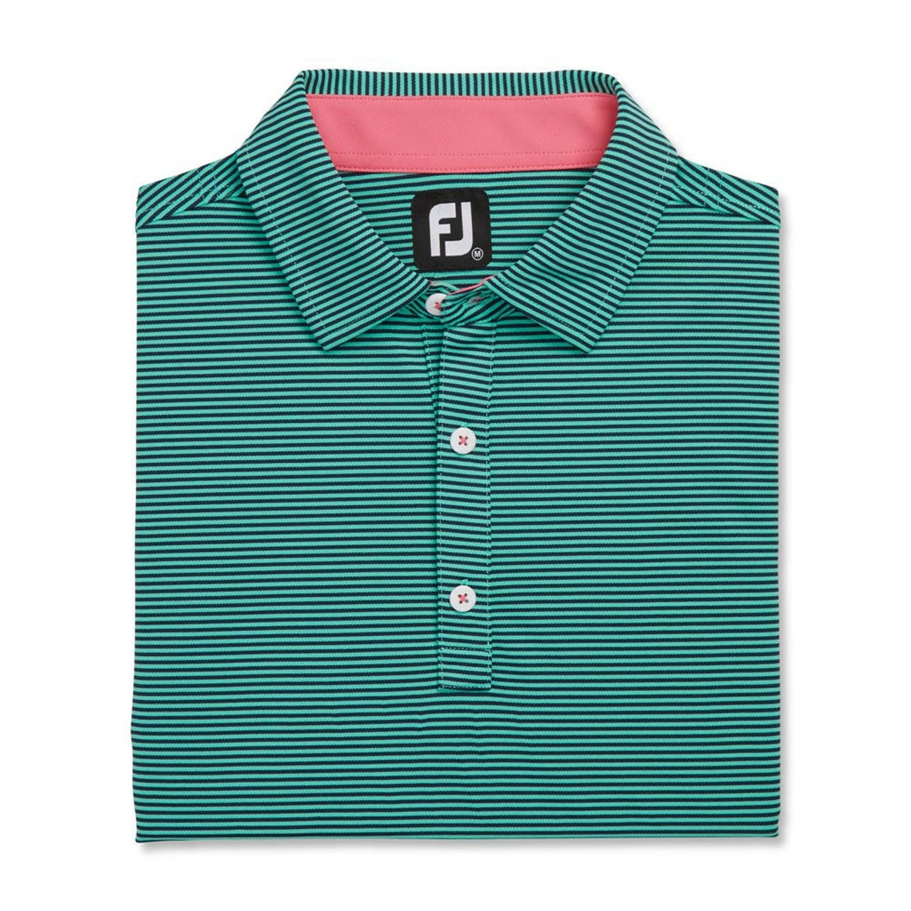 FootJoy Feeder Stripe Mix Stretch Pique Self Collar Polo 10 FootJoy Feeder Stripe Mix Stretch Pique Self Collar Polo - Image 8