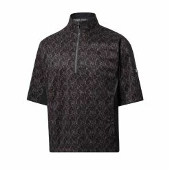 FootJoy FJ Hydrolite Short Sleeve Rain Shirt -Shoes Sales Shop footjoy fj hydrolite short sleeve rain shirt black marble print 01 16896.1676494361