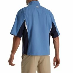 FootJoy FJ Hydrolite Short Sleeve Rain Shirt -Shoes Sales Shop footjoy fj hydrolite short sleeve rain shirt indigo navy 03 70805.1676494357