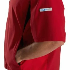 FootJoy FJ Hydrolite Short Sleeve Rain Shirt -Shoes Sales Shop footjoy fj hydrolite short sleeve rain shirt red 04 44479.1676494361