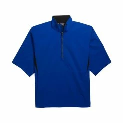 FootJoy FJ Hydrolite Short Sleeve Rain Shirt -Shoes Sales Shop footjoy fj hydrolite short sleeve rain shirt royal black 01 53141.1676494362