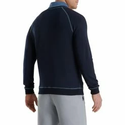 FootJoy French Terry Crewneck -Shoes Sales Shop footjoy french terry crewneck navy 02 70548.1673901407