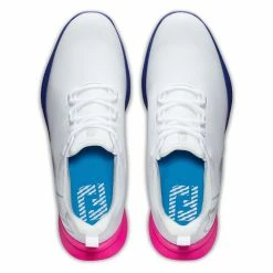 FootJoy Men's Fuel Sport Golf Shoes -Shoes Sales Shop footjoy fuel sport golf shoes white pink blue 03 98619.1678198870
