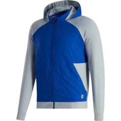 FootJoy Hybrid Hoodie 13 FootJoy Hybrid Hoodie -Shoes Sales Shop footjoy hybrid hoodie heather grey royal 01 64161.1632774196