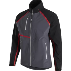 FootJoy HydroTour Rain Jacket -Shoes Sales Shop footjoy hydrotour rain jacket black charcoal red 01 84101.1646061159