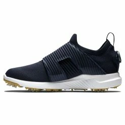 FootJoy Men's Hyperflex BOA Golf Shoes - Previous Season Style -Shoes Sales Shop footjoy hyperflex boa golf shoes navy white gold 02 86374.1668705030