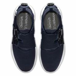 FootJoy Men's Hyperflex BOA Golf Shoes - Previous Season Style -Shoes Sales Shop footjoy hyperflex boa golf shoes navy white gold 03 04027.1668705030