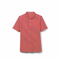 FootJoy Junior Striped Pique Self Collar Polo 12 FootJoy Junior Striped Pique Self Collar Polo -Shoes Sales Shop footjoy junior striped pique self collar polo red white 01 36896.1676586375