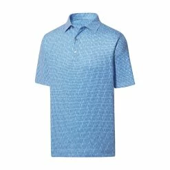 FootJoy Lisle Bead Chain Print Self Collar Polo 7 FootJoy Lisle Bead Chain Print Self Collar Polo -Shoes Sales Shop footjoy lisle bead chain print self collar polo royal white 01 32230.1649086791