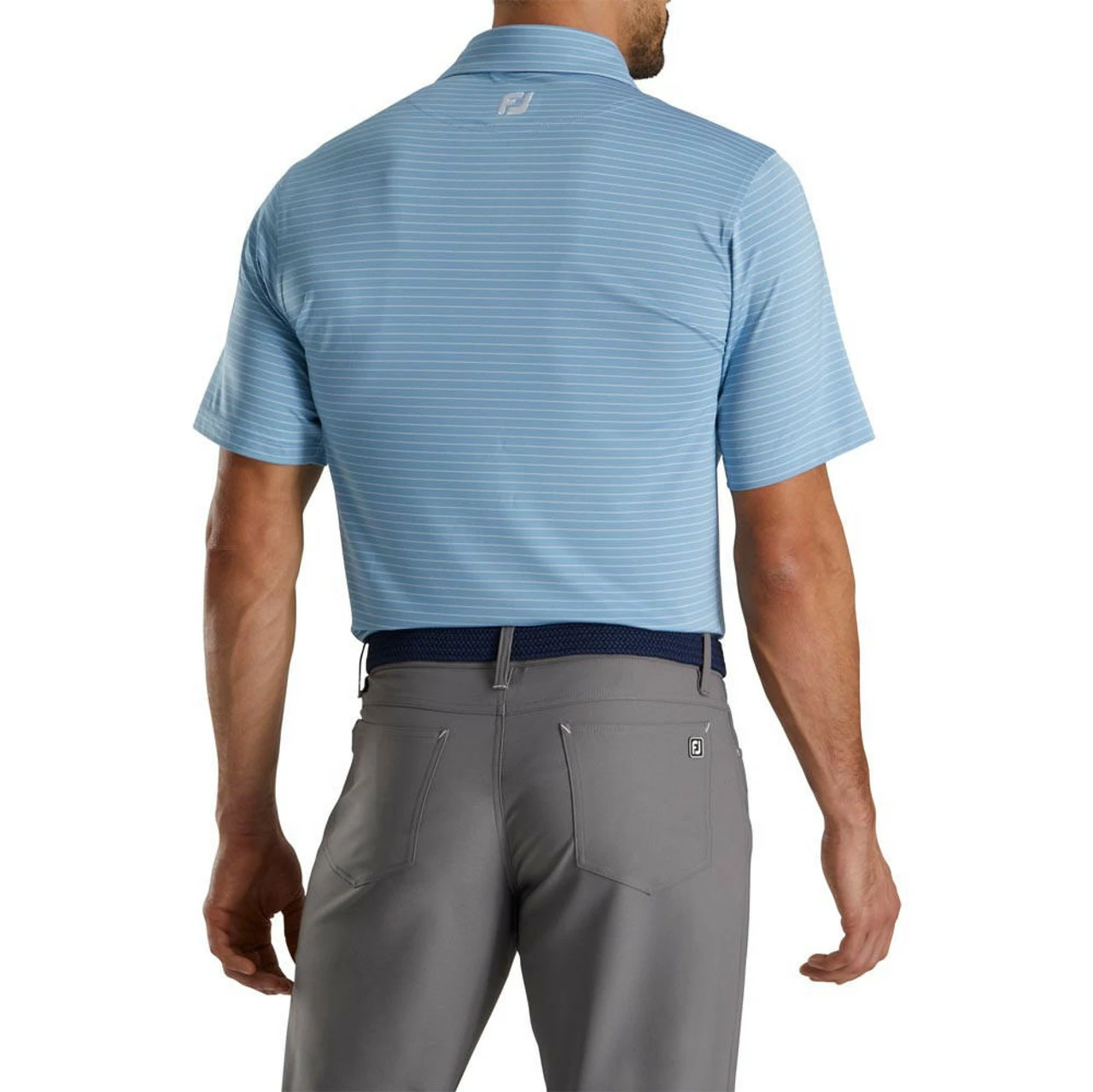FootJoy Lisle Classic Pencil Stripe Polo 20 FootJoy Lisle Classic Pencil Stripe Polo - Image 18