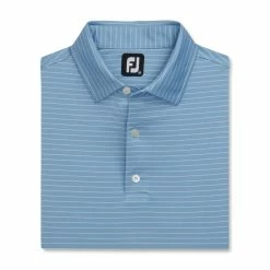 FootJoy Lisle Classic Pencil Stripe Polo 45 FootJoy Lisle Classic Pencil Stripe Polo -Shoes Sales Shop footjoy lisle classic pencil stripe polo blue white 04 55196.1673904710