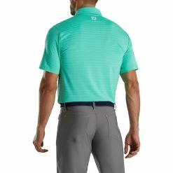 FootJoy Lisle Classic Pencil Stripe Polo 35 FootJoy Lisle Classic Pencil Stripe Polo -Shoes Sales Shop footjoy lisle classic pencil stripe polo green white 02 64969.1673900915