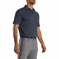 FootJoy Lisle Classic Pencil Stripe Polo 38 FootJoy Lisle Classic Pencil Stripe Polo -Shoes Sales Shop footjoy lisle classic pencil stripe polo navy white 01 06867.1673906209