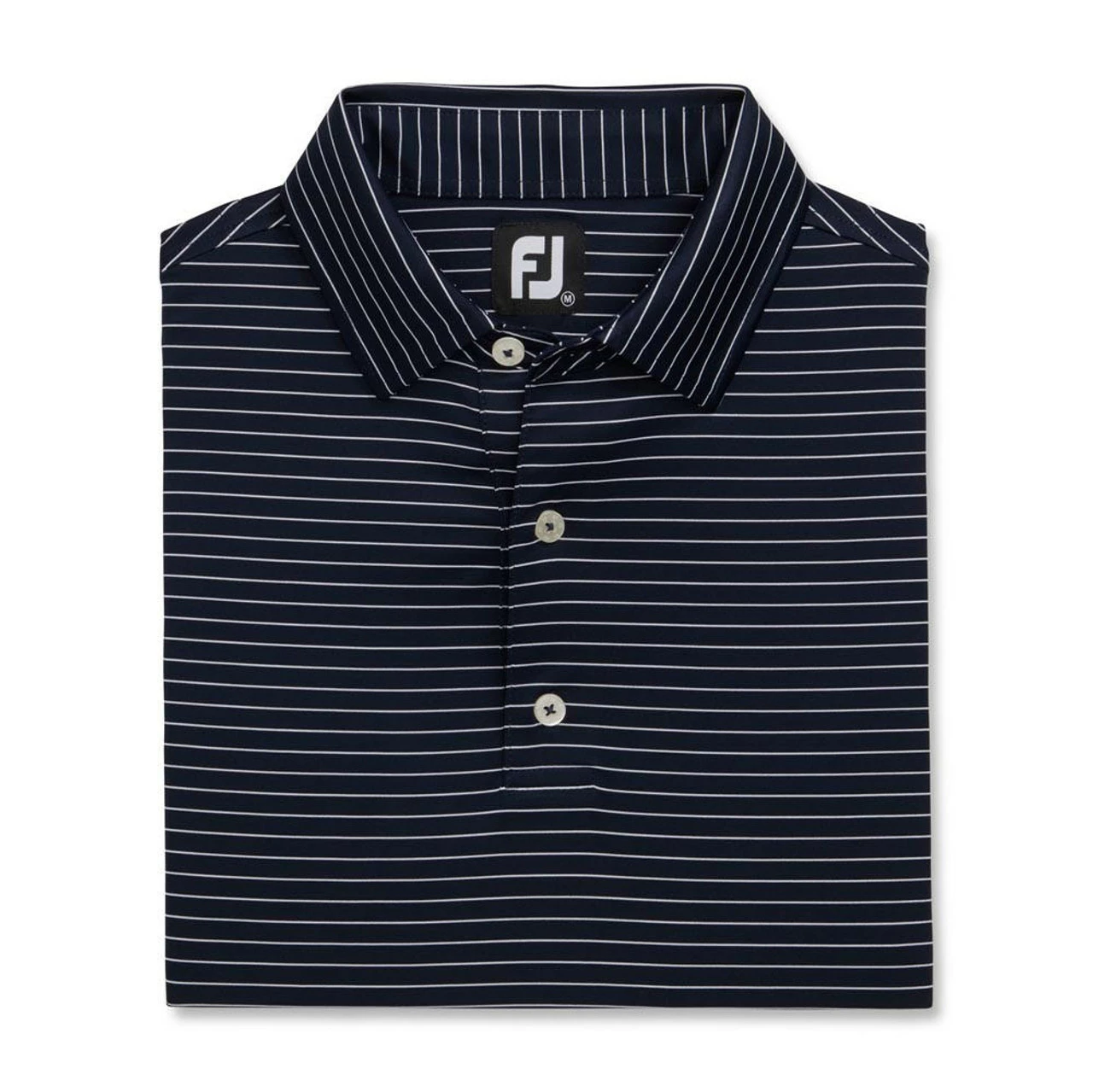 FootJoy Lisle Classic Pencil Stripe Polo 18 FootJoy Lisle Classic Pencil Stripe Polo - Image 16