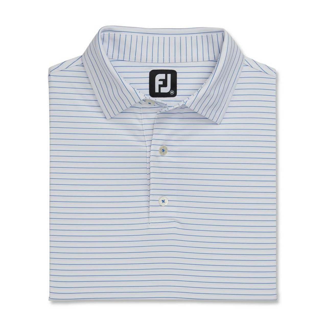 FootJoy Lisle Classic Pencil Stripe Polo 6 FootJoy Lisle Classic Pencil Stripe Polo - Image 4