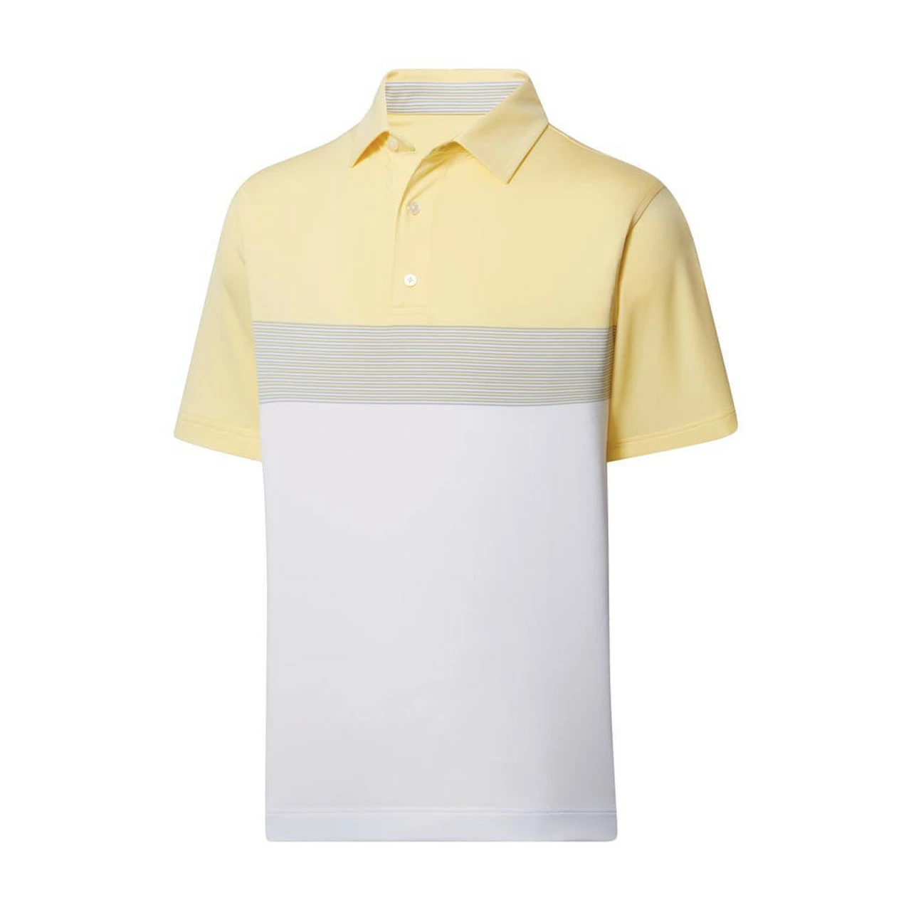 FootJoy Lisle Color Block Self Collar Polo 3 FootJoy Lisle Color Block Self Collar Polo