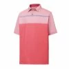 FootJoy Lisle Engineered Pinstripe Self Collar Polo 1 FootJoy Lisle Engineered Pinstripe Self Collar Polo -Shoes Sales Shop footjoy lisle engineered pinstripe self collar polo cape red white storm blue 01 19567.1632336577