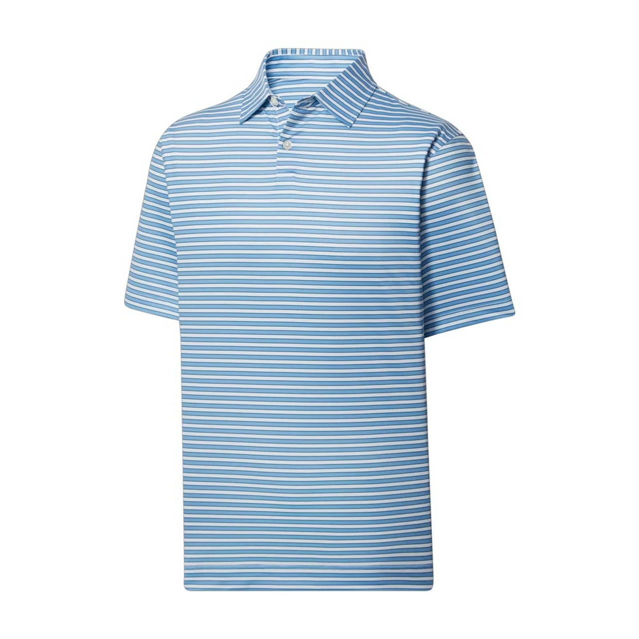 FootJoy Lisle Mini Regimental Stripe Self Collar Polo 3 FootJoy Lisle Mini Regimental Stripe Self Collar Polo