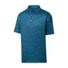FootJoy Lisle School Of Fish Print Self Collar Polo