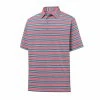 FootJoy Lisle Traditional Stripe Self Collar Polo