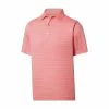 FootJoy Lisle Triple Pinstripe Self Collar Polo 2 FootJoy Lisle Triple Pinstripe Self Collar Polo -Shoes Sales Shop footjoy lisle triple pinstripe self collar polo coral 01 76777.1676580959