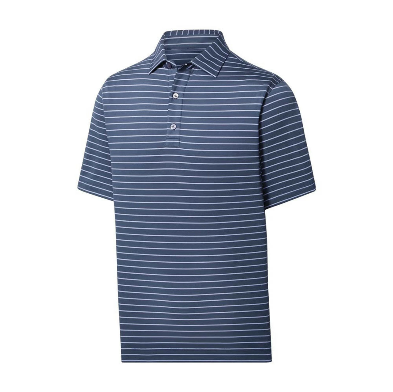 FootJoy Lisle Triple Pinstripe Self Collar Polo 8 FootJoy Lisle Triple Pinstripe Self Collar Polo - Image 6