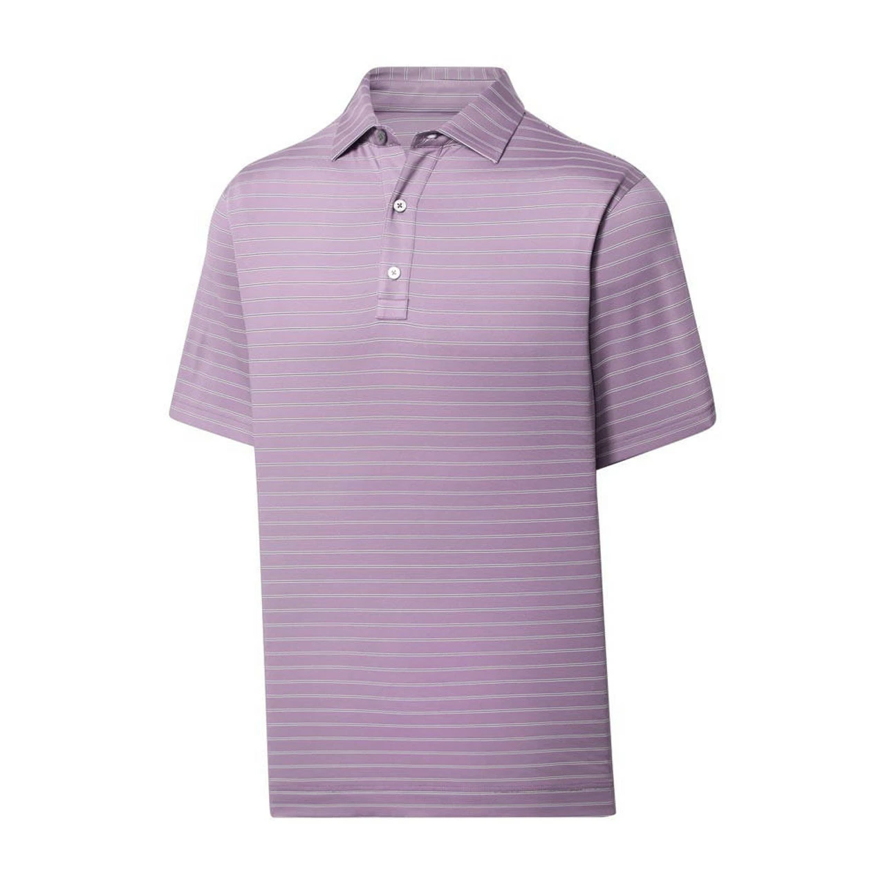 FootJoy Lisle Triple Pinstripe Self Collar Polo 11 FootJoy Lisle Triple Pinstripe Self Collar Polo - Image 9