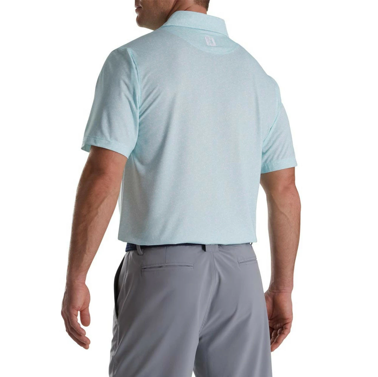 FootJoy Paint Splatter Print Lisle Self Collar Polo 8 FootJoy Paint Splatter Print Lisle Self Collar Polo - Image 6