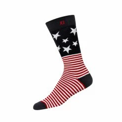 FootJoy ProDry Patriotic Crew Sock 7 FootJoy ProDry Patriotic Crew Sock -Shoes Sales Shop footjoy prodry patriotic crew sock stars stripes 01 92967.1633024914