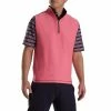 FootJoy Quarter-Zip Brushed Back Vest 1 FootJoy Quarter-Zip Brushed Back Vest -Shoes Sales Shop footjoy quarter zip brushed back vest watermelon 01 72624.1673901064
