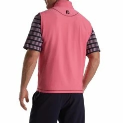 FootJoy Quarter-Zip Brushed Back Vest -Shoes Sales Shop footjoy quarter zip brushed back vest watermelon 02 58701.1673901131