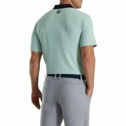 FootJoy Solid Stretch Pique With Stripe Placket Knit Collar Polo 11 FootJoy Solid Stretch Pique With Stripe Placket Knit Collar Polo -Shoes Sales Shop footjoy solid stretch pique with stripe placket knit collar polo sage 02 60617.1673903066