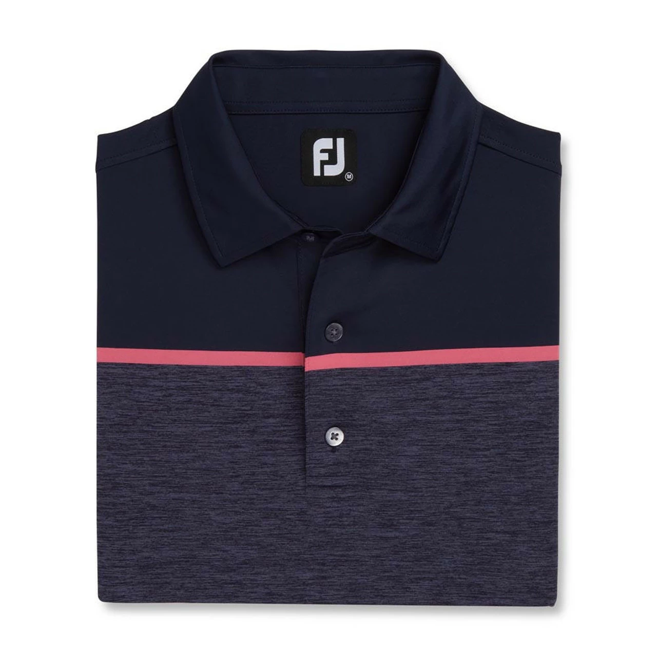 FootJoy Spacedye Block Lisle Self Collar Polo 6 FootJoy Spacedye Block Lisle Self Collar Polo - Image 4