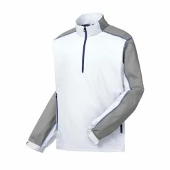 FootJoy Sport Windshirt -Shoes Sales Shop footjoy sport windshirt white grey royal 01 70111.1646236671