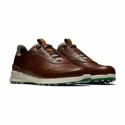 FootJoy Men's Stratos Golf Shoes - Previous Season Style -Shoes Sales Shop footjoy stratos golf shoes cognac green 05 14256.1657651873