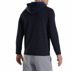 FootJoy Striped Hoodie 23 FootJoy Striped Hoodie -Shoes Sales Shop footjoy striped hoodie black ocean 02 04536.1673906693