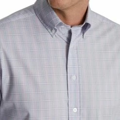 FootJoy Super Soft Woven Plaid Shirt 34 FootJoy Super Soft Woven Plaid Shirt -Shoes Sales Shop footjoy super soft woven plaid shirt dusty purple white azure 03 07441.1671652337