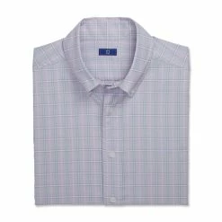 FootJoy Super Soft Woven Plaid Shirt 35 FootJoy Super Soft Woven Plaid Shirt -Shoes Sales Shop footjoy super soft woven plaid shirt dusty purple white azure 04 19969.1671654245