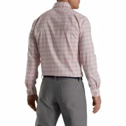 FootJoy Super Soft Woven Plaid Shirt 53 FootJoy Super Soft Woven Plaid Shirt -Shoes Sales Shop footjoy super soft woven plaid shirt white coral pink graphite 02 41662.1671651357
