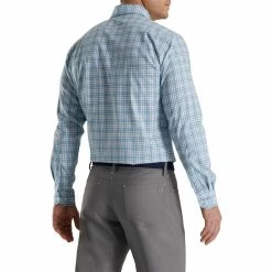FootJoy Super Soft Woven Plaid Shirt 49 FootJoy Super Soft Woven Plaid Shirt -Shoes Sales Shop footjoy super soft woven plaid shirt white dusk blue ink 02 76990.1671652283
