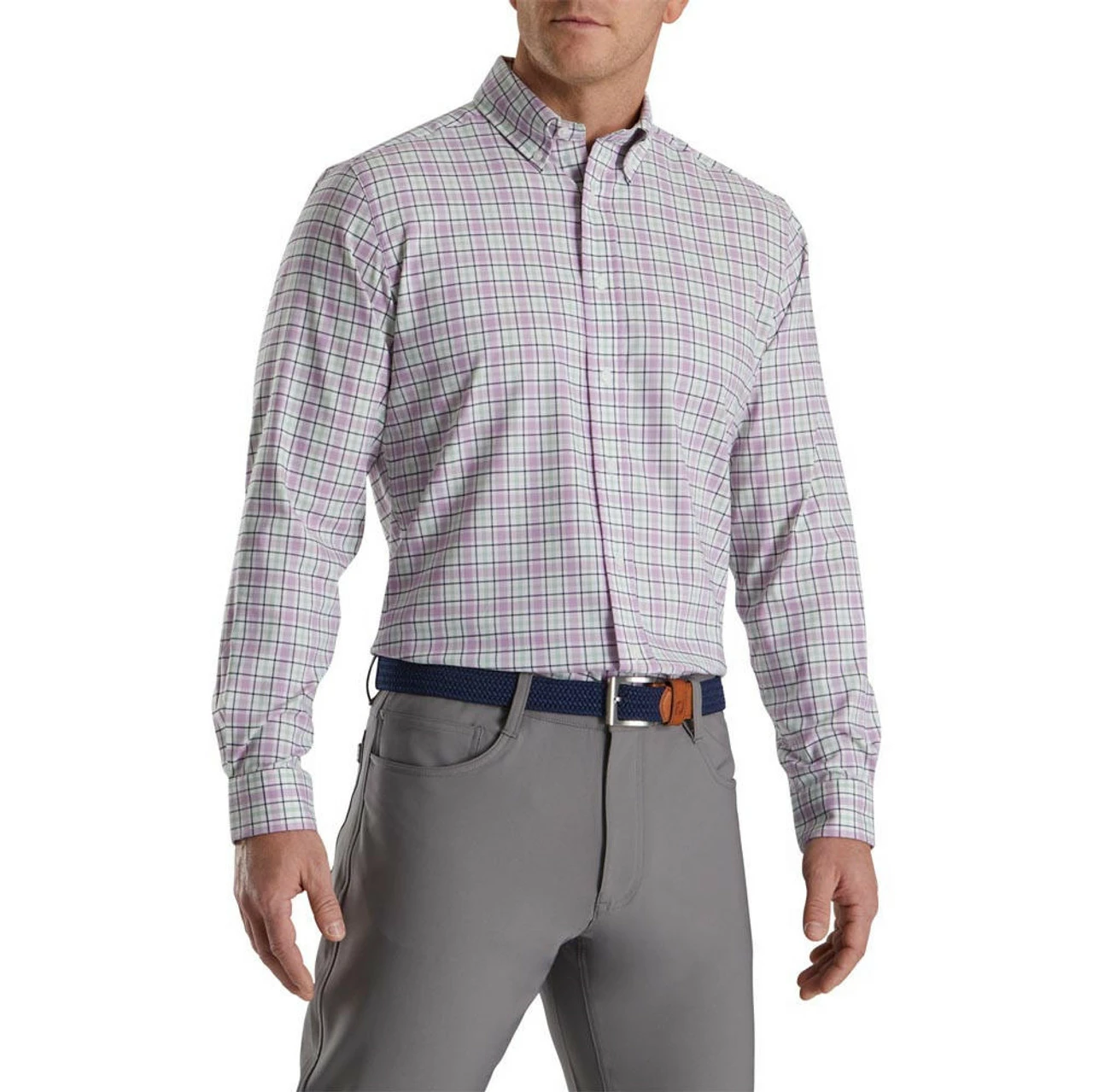 FootJoy Super Soft Woven Plaid Shirt 15 FootJoy Super Soft Woven Plaid Shirt - Image 13