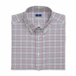 FootJoy Super Soft Woven Plaid Shirt 47 FootJoy Super Soft Woven Plaid Shirt -Shoes Sales Shop footjoy super soft woven plaid shirt white lavender sage navy 04 33254.1671653509